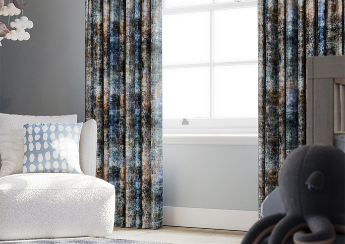 Nebula, Petrol - Made to Measure Curtains - Image 5